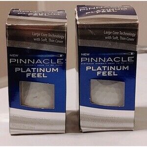 PINNACLE PLATIUM FEEL GOLF BALLS-2 SLEEVES: 2 Balls/Sleeve
